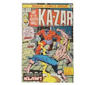 Marvel Ka-Zar #14 Comic Book 1976 Bagged Collector